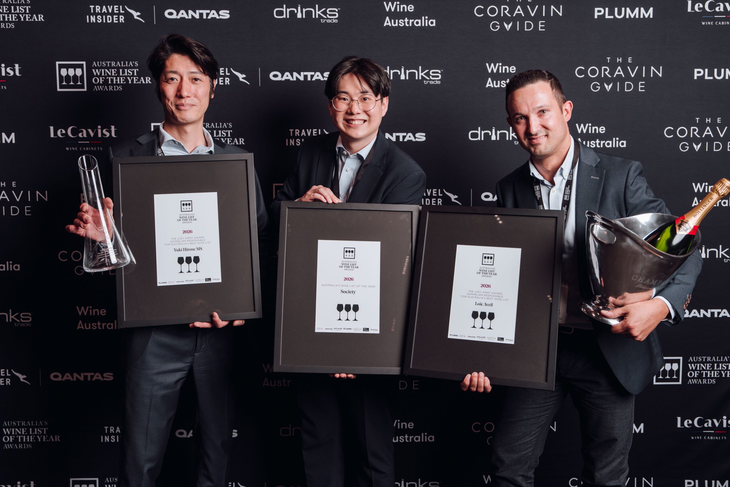 AUSTRALIAN WINE LIST OF THE YEAR WINNERS
